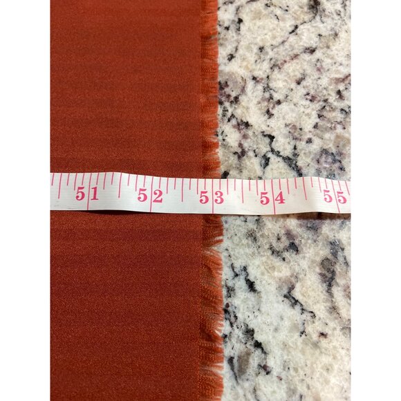 Womens Rectangle Scarf Brown Solid Stripe Lightweight Head Neck Wrap Satin - Picture 5 of 6